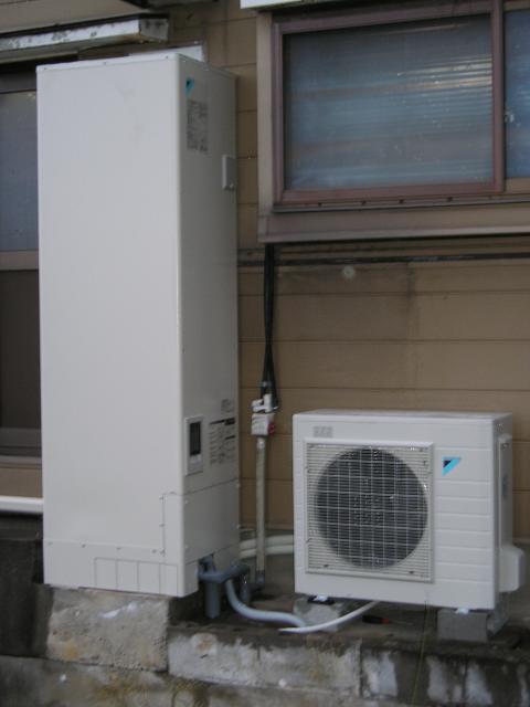 エコキュート工事　倉吉市中江　Ｙ様邸