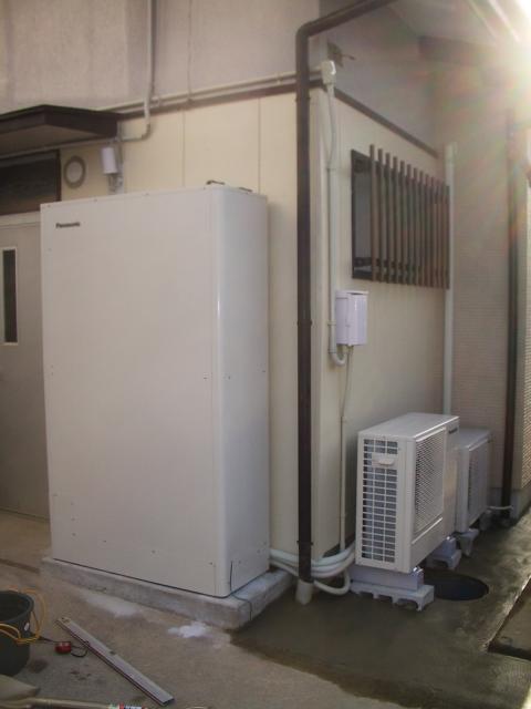 キッチンリフォーム＆オール電化工事?