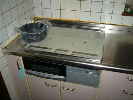 東京都八王子市　日立ＩＨ　オール電化設置