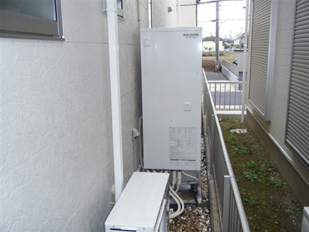 東京都八王子市　コロナエコキュート　オール電化設置