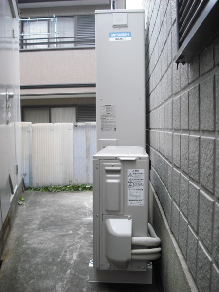 愛知県西加茂郡　三菱エコキュート　オール電化設置