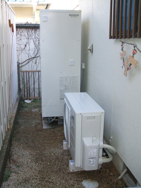 愛知県愛知郡　コロナエコキュート　オール電化設置