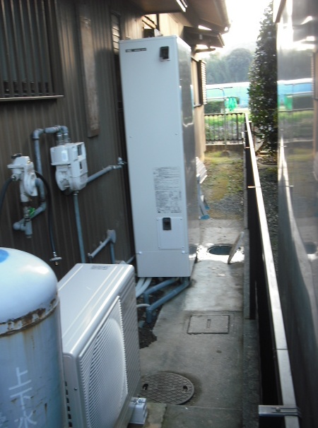 愛知県豊川市　長州エコキュート　オール電化設置