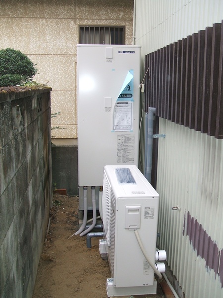 愛知県豊田市　長州エコキュート　オール電化設置
