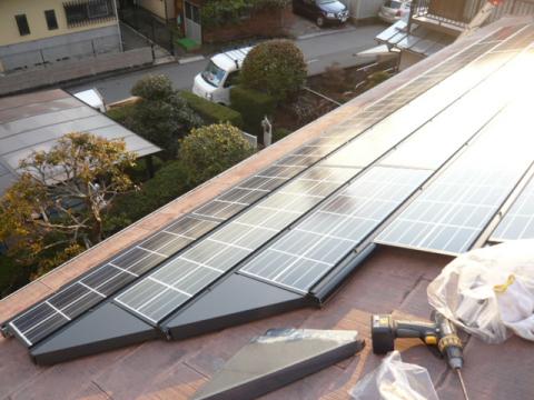 静岡県御殿場市にて太陽光発電システム設置