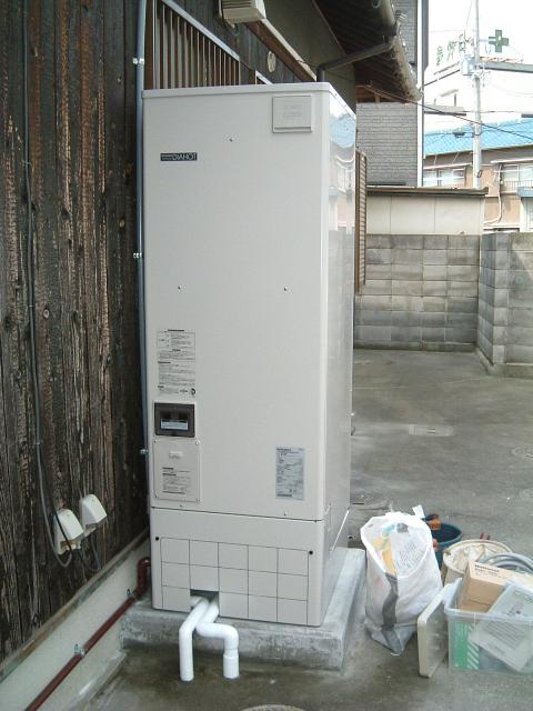 高砂市で電気温水器工事