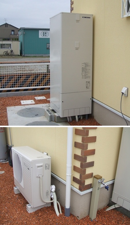 愛知県江南市　長州エコキュート オール電化設置