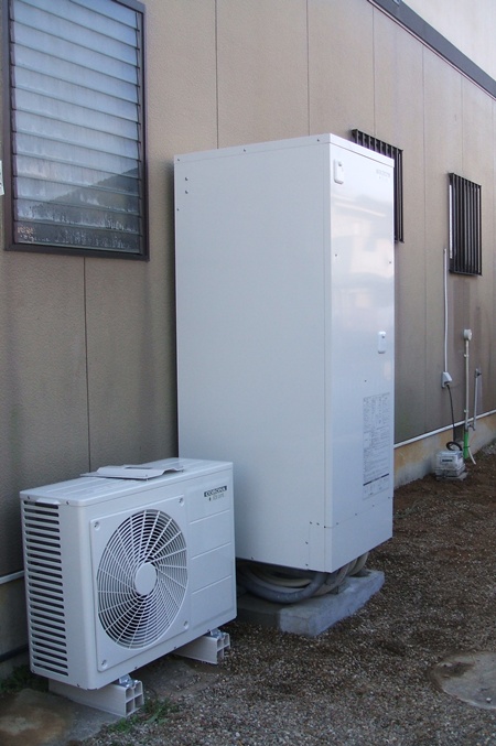 愛知県豊川市　コロナエコキュート オール電化設置