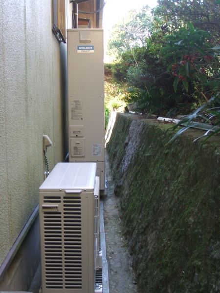愛知県日進市　三菱エコキュート　オール電化設置
