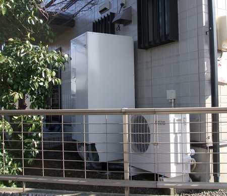 岐阜県瑞穂市　サンヨーエコキュート　オール電化設置