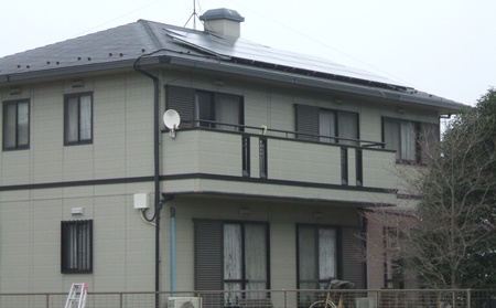 岐阜県瑞穂市　サンヨー太陽光発電HIT　設置