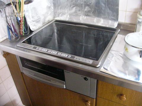 ＩＨクッキングヒータ設置しました。　