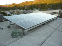 沼津市柳沢太陽光発電システム陸屋根設置！