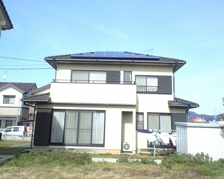 愛知県豊橋市 長州産業　太陽光発電HIT　設置