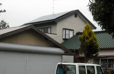 愛知県豊川市 長州産業　太陽光発電HIT　設置