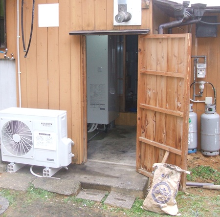 愛知県田原市　コロナエコキュート　オール電化設置