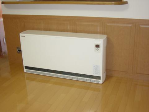 蓄熱暖房器設置工事