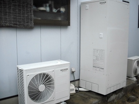 愛知県田原市　コロナエコキュート　オール電化設置