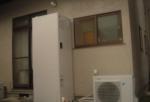ダイキンエコキュート、ナショナルIHのオール電化リフォーム工事