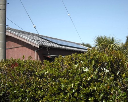 愛知県田原市 　長州産業　太陽光発電HIT　設置