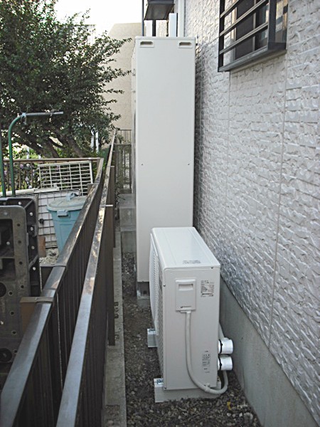 愛知県高浜市　長州エコキュート　オール電化設置