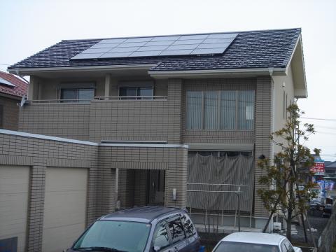 地元本巣市で4.0KWシステム設置いただきました。