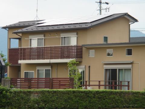 地元本巣市で3.78KWシステム設置いただきました。