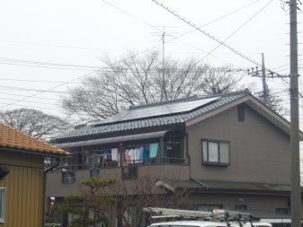 埼玉県三郷市戸ケ崎　Kさま邸　 太陽光発電システム設置工事