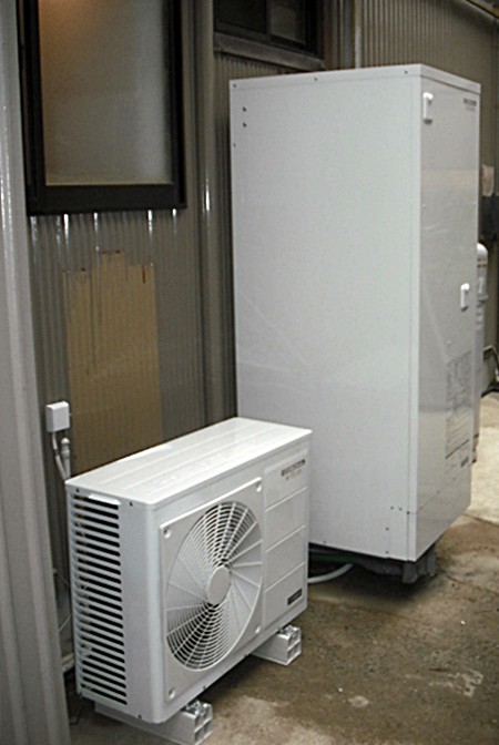 愛知県田原市　コロナエコキュート　オール電化設置