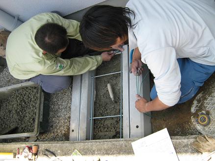 兵庫県宝塚市　H様邸　エコキュート土間うち?