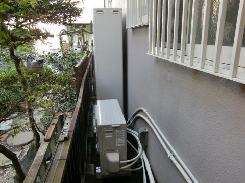 エコキュート設置工事　　I邸