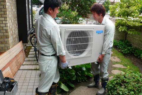 重いです【エコキュート工事】【長野県長野市】オール電化・エコ電化ＪＰ【大光電気商会】