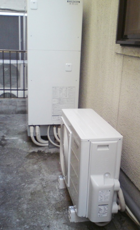 大阪府堺市　コロナエコキュート　オール電化設置