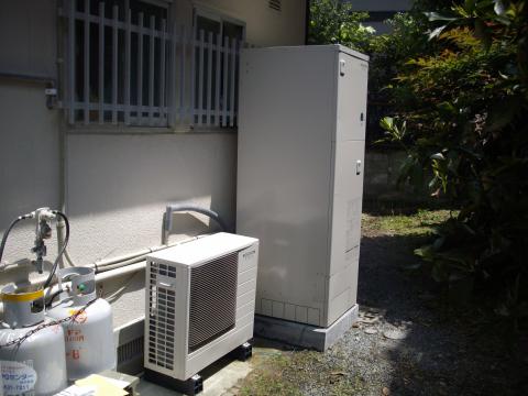 糟屋郡篠栗町　Ｓ様邸　エコキュート設置工事