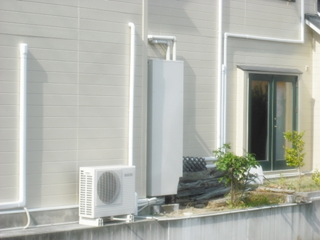 岐阜県羽島市　サンヨーエコキュート　オール電化設置