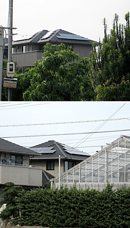 愛知県西尾市　サンヨー太陽光発電HIT　設置
