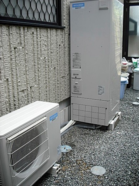 愛知県知多市　三菱エコキュート　オール電化設置