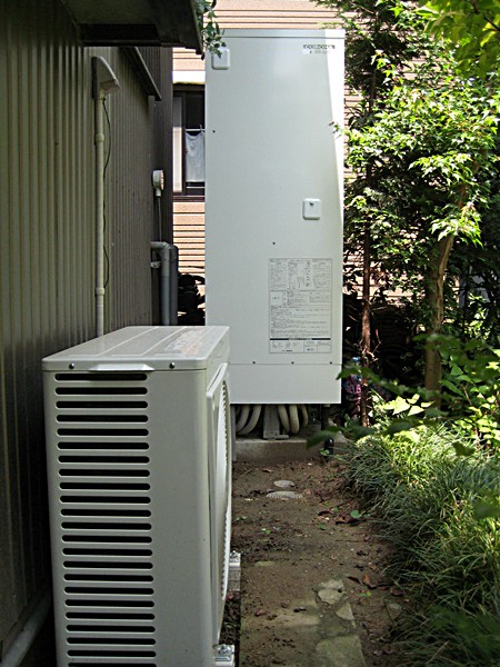 愛知県安城市　コロナエコキュート　オール電化設置
