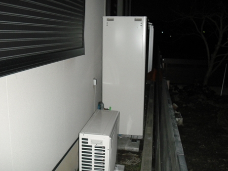 愛知県江南市　長州エコキュート　オール電化設置