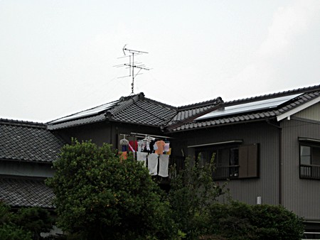 愛知県海部郡  長州産業　太陽光発電HIT　設置
