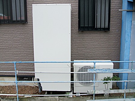 岐阜県岐阜市　サンヨーエコキュート　オール電化設置