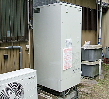 愛知県岡崎市　コロナエコキュート　オール電化設置
