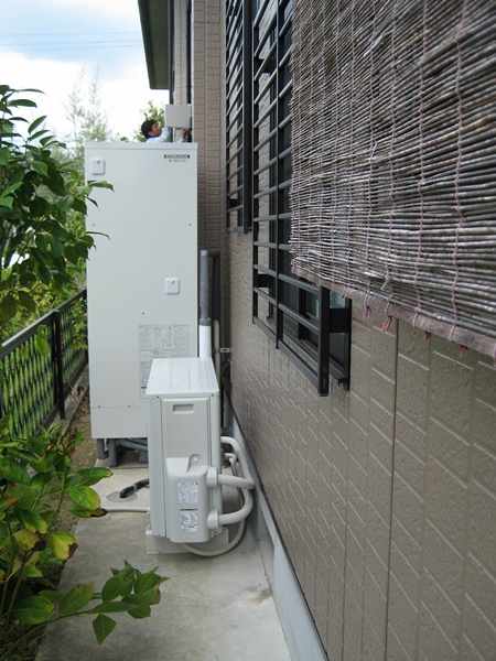 愛知県豊田市　コロナエコキュート　オール電化設置