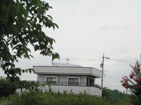 愛知県名古屋市  長州産業太陽光発電HIT　設置