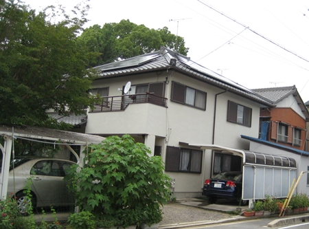 愛知県岡崎市  長州産業　太陽光発電HIT　設置