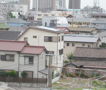 愛知県大府市  長州産業　太陽光発電HIT　設置