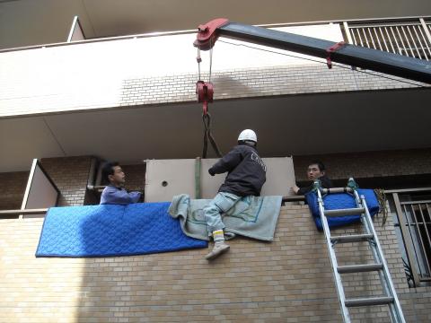 マンションの電気温水器入替