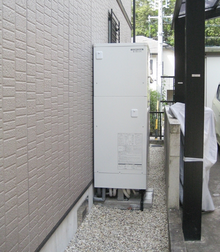 愛知県岡崎市　コロナエコキュート　オール電化設置