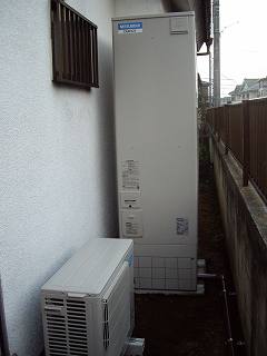 エコキュート設置工事【K様邸　川口市源左衛門新田】