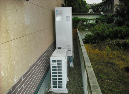愛知県江南市　ダイキンエコキュート　オール電化設置